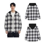 코튼체크후두셔켓14570- DJ DJ 020-403-09