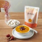 콩사랑 마을기업싸리재 단호박죽 재료 (퓨레 250g x 2개입 + 새알심 170g)