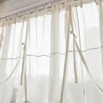 마메종 린넨 3패널 커튼 CUMV35-IV