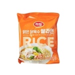 하림산업 하림 맑은 닭육수 쌀라면 112g