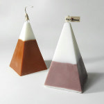 사각뿔 필라 캔들 PC 몰드 DIY 향초 양초 만들기 재료