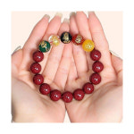 잇백잇슈 오복재신비휴팔찌 경면주사구슬 행운 운수 소원