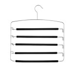 엠에이치앤코 모던하우스 공간절약 소프트폼 회전형5단 바지걸이옷걸이 36cm