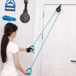 문걸이형 운동 기구 헬스 스트레칭 손잡이형 트레이닝 저소음 재활용 도르래 스펀지 어깨 운동 기구