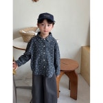 SunburstWonder 남녀 봄 플라워 셔츠 긴팔 옷 오빠 동생룩 외투 25C19RP00257 120