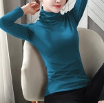 목티 여성 가을 겨울 티셔츠 폴라티 터틀넥 이너 레이어드 텐셜폴로티셔츠 목폴라티