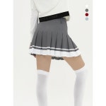 여성 스판 배색포인트 맞주름 큐롯 DD3WCU452 P346197323
