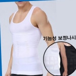 기능성내의 복부 최적화 보정나시 보정속옷 뱃살해결 남성 1초만에변신 런닝웨어 남자보정나시 L LD-071
