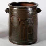 비채 비채 비채 박쥐문 옹기 화분 2호