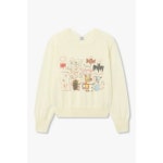 보브 BASQUIAT 그래픽 라운드넥 풀오버 71162503C5105