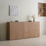 아도라퍼니처 뉴슬림 템바보드 도어 수납장 세트 1800