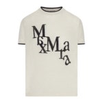 해외배송 에스막스마라 노르딕 로고 자수 리넨 반팔 티셔츠 2619361033600 015