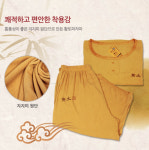 황토 파자마 사우나 찜질복 힐링 명상복 홈웨어 잠옷 세트