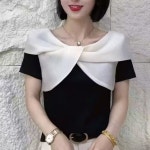 패션고리 여성 오피스룩 슬림 감령 블라우스 L H1143