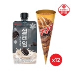 구구콘x12개 설레임 쿠키앤크림x12개