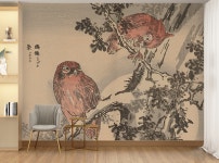 일본화 벽지 23o079 Kono Bairei - Pl 09 인테리어 3폭 제작도 실크 3120x2400mm 원 158400