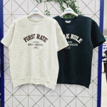 에꼴리에 패플 에꼴리에 에꼴리에 주니어 4 5부 쿨 양면 레터링 맨투맨티 25B0