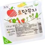 세천팜 세천팜 세천팜 단무지 생 일회용 170g 80개 절임 1개 1g