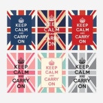 교보문고 킵캄앤캐리온 Keep Calm 킵캄 유니언잭 포스터 - A4