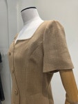 모조 스퀘어넥 슬림 원피스 3807112DH6076477