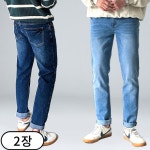 1 1 남성용 스판 히든밴딩 청바지 진중청 36 3562-2