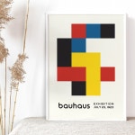 05 Bauhaus - 바우하우스 미드센츄리 모던 현대미술 캔버스 포스터 인테리어 A3 캔버스 포스터 297x420mm