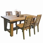 우리꼴 4인용 식탁세트