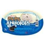 롯데웰푸드 롯데웰푸드 롯데웰푸드 찰떡아이스 쿠키앤크림 x 24개