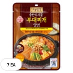 오뚜기 오뚜기 오뚜기 송탄식 사골 부대찌개 양념 110g 7개