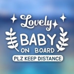 아빠곰 스티커 19러블리 베이비 텍스트
