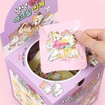 핑크풋 학생 이벤트선물 고양이 집게 랜덤뽑기30P 신학기 초등학교 교회