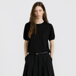 아쎄르 Round Short Sleeve Knit