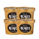 빙그레 빙그레 빙그레 여름간식 방학간식 투게더 오리지널 바닐라 아이스크림 냉동 학원 방학 4개