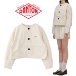 단톤 단톤 카츠라기 칼라리스 노카라 숏 자켓 여성 DT-A0480