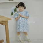 맘스메이드 비엔베뉴5815벌륜블루꽃원피스