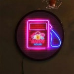 행복한식품펭귄주유소 | 꾸밈 ob 액자35R 행복한주유소 297-LED