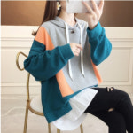 쇼매인 G1702 여성 후드티셔츠 봄가을 셔츠형 긴팔 후드티