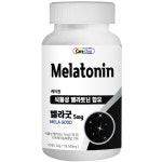 에스엠바이오 케어원 식물성 멜라토닌 함유 멜라굿 5mg 500mg x 60정