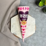 해태제과 딸기맛아이스크림 끌리는 맛 부라보 콘 스트로베리 24개