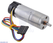 Pololu 227 1 Metal Gearmotor 25Dx71L LP 12V with 48 CPR Encoder 4889 Pololu DC기어드모터