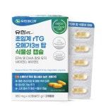오메가탑항공주 | 유한메디카 초임계 알티지 오메가3엔 탑 식물성 캡슐 850mg x 60캡슐