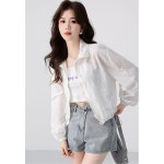 경량 세미크롭 바람막이 점퍼 LM-0692