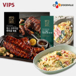 씨제이푸드빌 VIPS VIPS 빕스 오리지널 폭립 1개 명란 까르보나라 파스타 1개