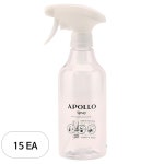 아폴로산업 아폴로 APOLLO 클리어 분무기 투명 5개