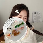 ZMBIRD 재밌는 강아지 캐릭터 머리핀 옆머리 앞머리 핀 6종세트 H6397