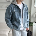 인히어맨즈 벌딧 루즈핏 데님자켓