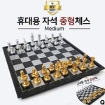 어린이보드게임 실버체스말 자석체스 중형 보드게임