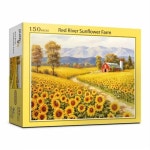크래프트빌 직소퍼즐 풍경 명화 해바라기 농장 150피스 PL150-24