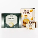 MD픽 제주 우도삼춘 땅콩샌드 72g 12입x3박스 아침미소목장 우유샌드 과자 간식 쿠키