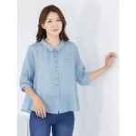 엄마옷 여름 블라우스 린넨 마 7부 마담 중년여성 50대 60대 606FGH020